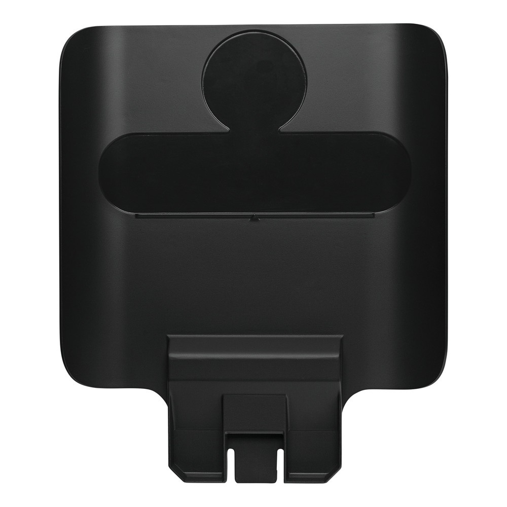 Product afbeelding: Instructiebord voor recyclingstation Rubbermaid® Slim Jim, zwart