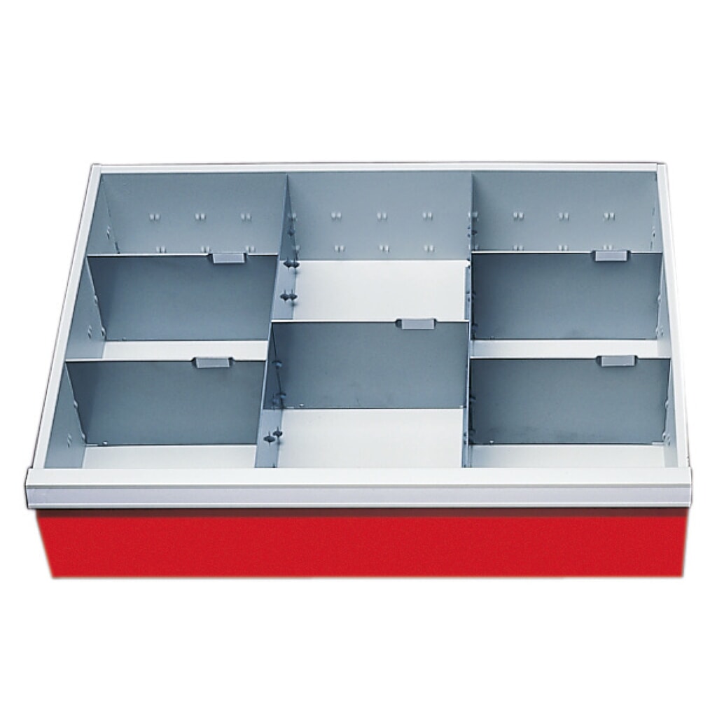 Inzetscheidingswand, breedte 680 mm, voor fronthoogte 150 mm Product afbeelding: Inzetscheidingswand, breedte 680 mm, voor fronthoogte 150 mm
