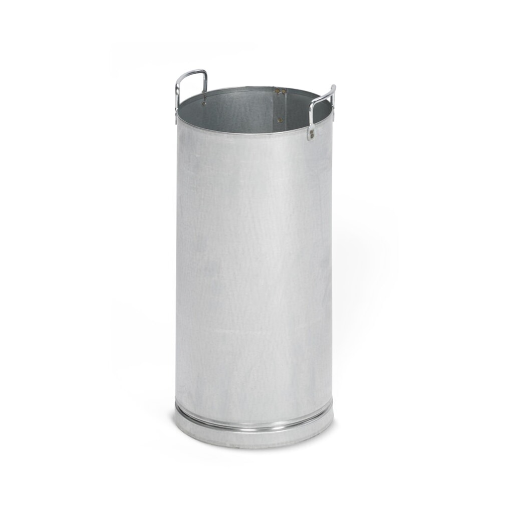 Inzetstuk voor staande asbak VAR®, Basic, verzinkt, 17 liter Product afbeelding: Inzetstuk voor staande asbak VAR®, Basic, verzinkt, 17 liter