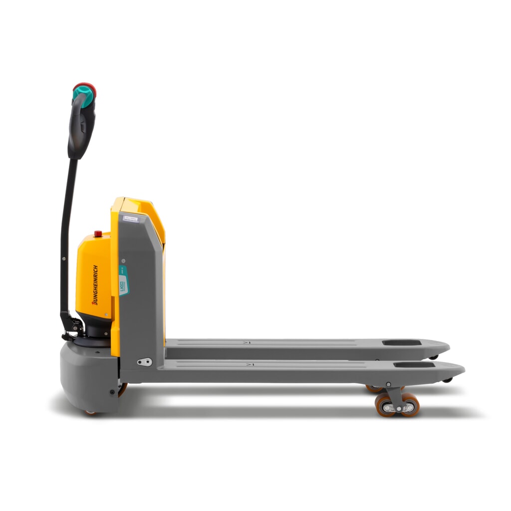 Jungheinrich elektrische palletwagen AME 15, draagvermogen 1.500 kg, vorklengte 1.150 mm, speciale vorkbreedte 670 mm, tandemwielen Productafbeelding nr. 2: Jungheinrich elektrische palletwagen AME 15, draagvermogen 1.500 kg, vorklengte 1.150 mm, speciale vorkbreedte 670 mm, tandemwielen