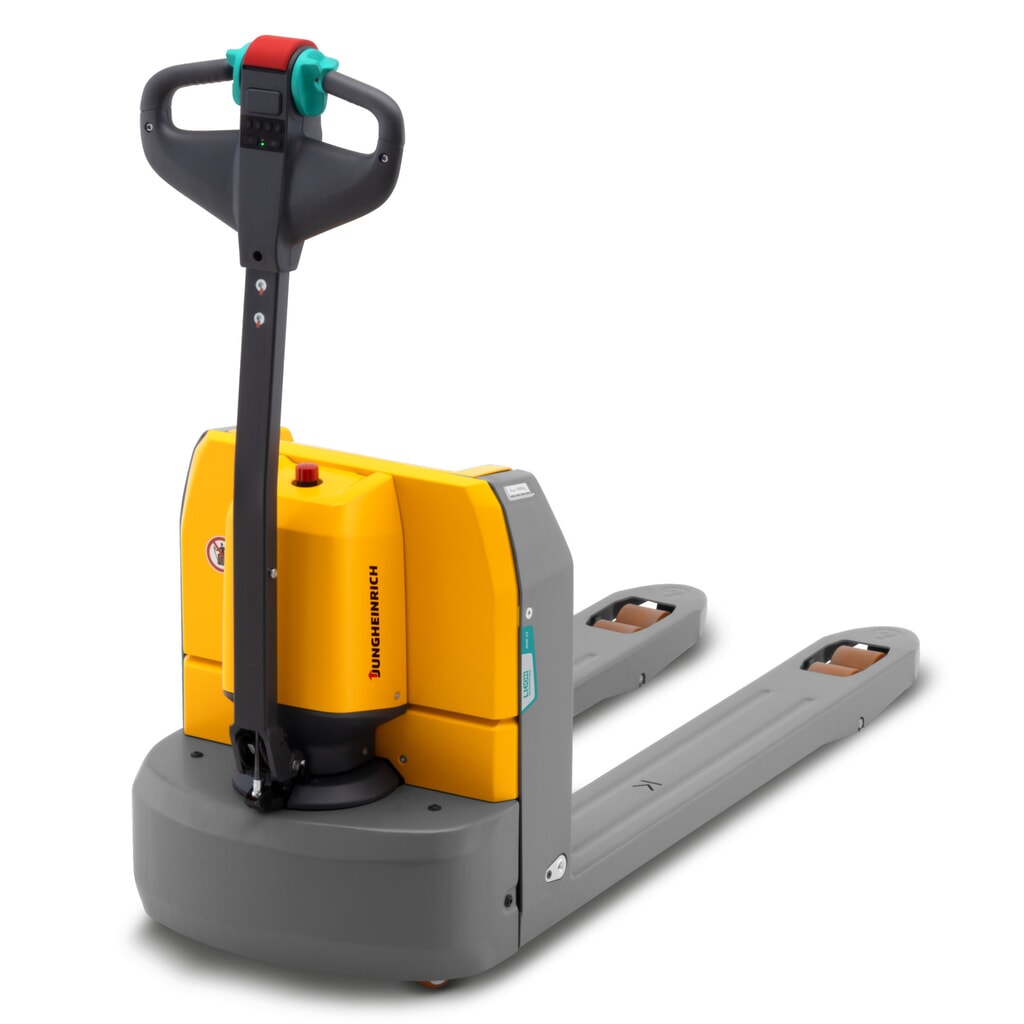 Productafbeelding nr. 1: Jungheinrich elektrische palletwagen AME 15, draagvermogen 1.500 kg, vorklengte 1.150 mm, speciale vorkbreedte 670 mm, tandemwielen