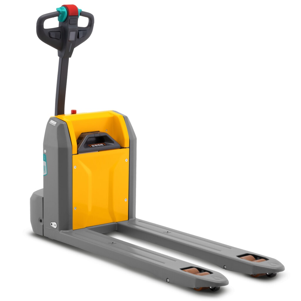 Jungheinrich elektrische palletwagen AME 15, draagvermogen 1.500 kg, vorklengte 1.150 mm, speciale vorkbreedte 670 mm, tandemwielen Productafbeelding nr. 3: Jungheinrich elektrische palletwagen AME 15, draagvermogen 1.500 kg, vorklengte 1.150 mm, speciale vorkbreedte 670 mm, tandemwielen