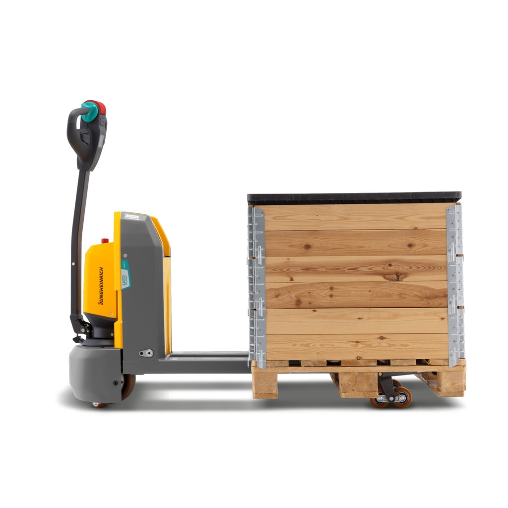 Jungheinrich elektrische palletwagen AME 15, draagvermogen 1.500 kg, vorklengte 1.150 mm, speciale vorkbreedte 670 mm, tandemwielen Productafbeelding nr. 5: Jungheinrich elektrische palletwagen AME 15, draagvermogen 1.500 kg, vorklengte 1.150 mm, speciale vorkbreedte 670 mm, tandemwielen