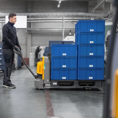 Productafbeelding nr. 7: Jungheinrich elektrische palletwagen AME 15, draagvermogen 1.500 kg, vorklengte 1.150 mm, tandemwielen
