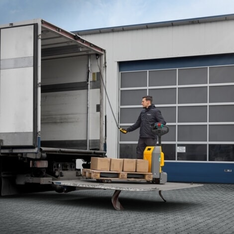 Productafbeelding nr. 8: Jungheinrich elektrische palletwagen AME 18, draagvermogen 1.800 kg, vorklengte 1.150 mm, speciale vorkbreedte 670 mm, tandemwielen
