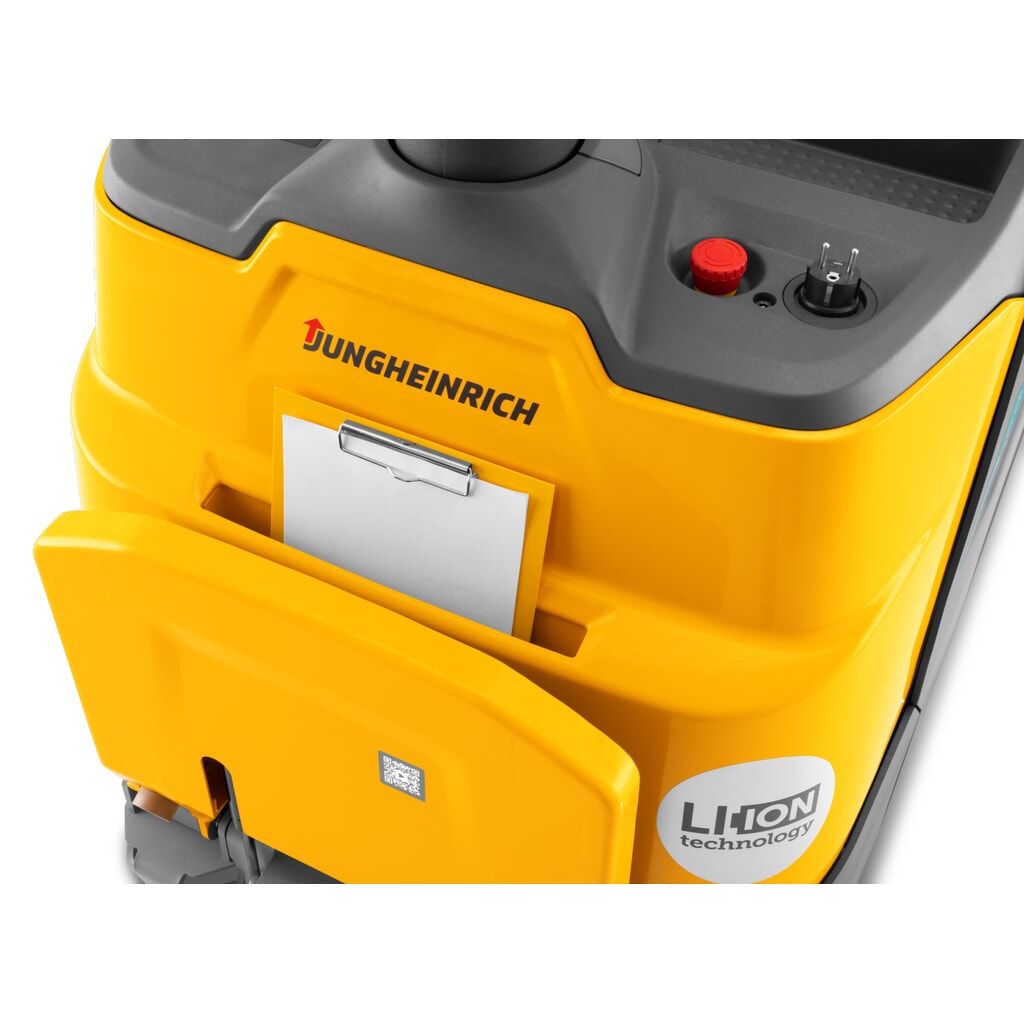 Productafbeelding nr. 4: Jungheinrich elektrische stapelaar ERC 110i ZT met staplatform, tweevoudige telescoop hefmast, hefhoogte 2.300 mm, draagvermogen 1.000 kg, proportionele hydraulica