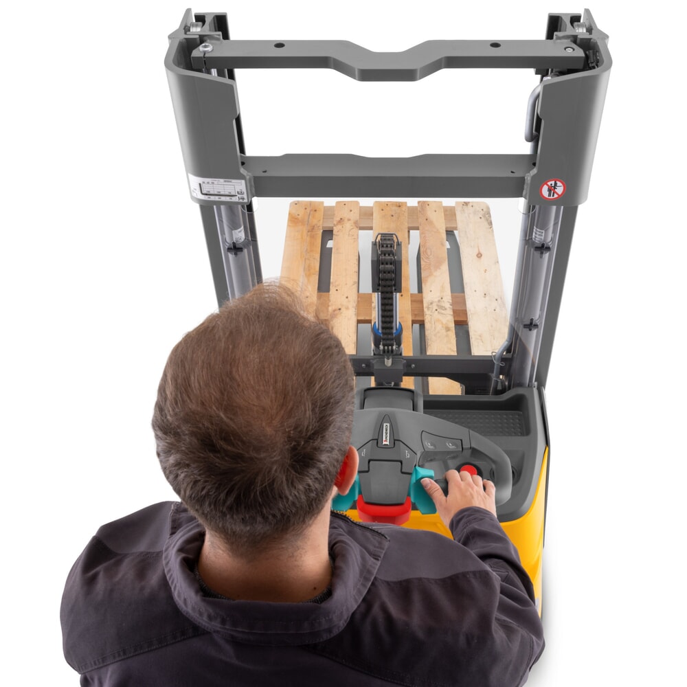 Productafbeelding nr. 5: Jungheinrich elektrische stapelaar ERC 112i ZT met staplatform, tweevoudige telescoop hefmast, hefhoogte 3.200 mm, draagvermogen 1.200 kg, proportionele hydraulica