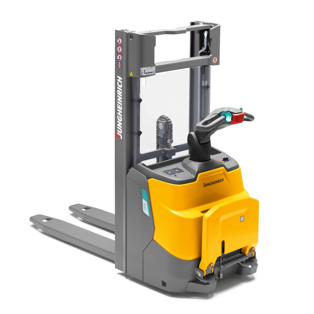 Jungheinrich elektrische stapelaar ERC 110i ZT met staplatform, tweevoudige telescoop hefmast, hefhoogte 2.300 mm, draagvermogen 1.000 kg, proportionele hydraulica Productafbeelding nr. 8: Jungheinrich elektrische stapelaar ERC 110i ZT met staplatform, tweevoudige telescoop hefmast, hefhoogte 2.300 mm, draagvermogen 1.000 kg, proportionele hydraulica