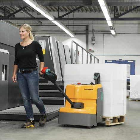 Jungheinrich EJE M15 elektrische lithium-ion palletwagen met weegschaal