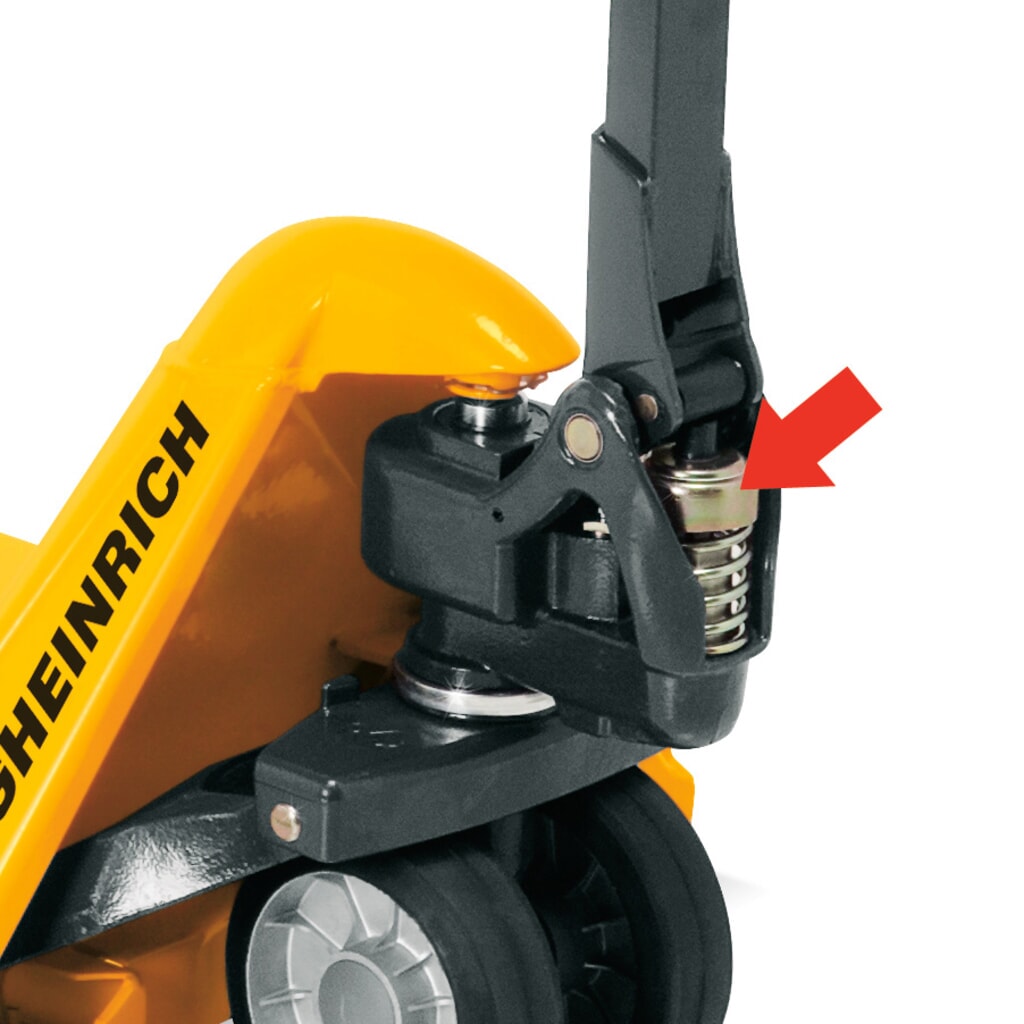 Handpalletwagen Jungheinrich AM 22 met snelhef, draagvermogen 2.200 kg, vorklengte 795 mm, nylon Productafbeelding nr. 3: Handpalletwagen Jungheinrich AM 22 met snelhef, draagvermogen 2.200 kg, vorklengte 795 mm, nylon