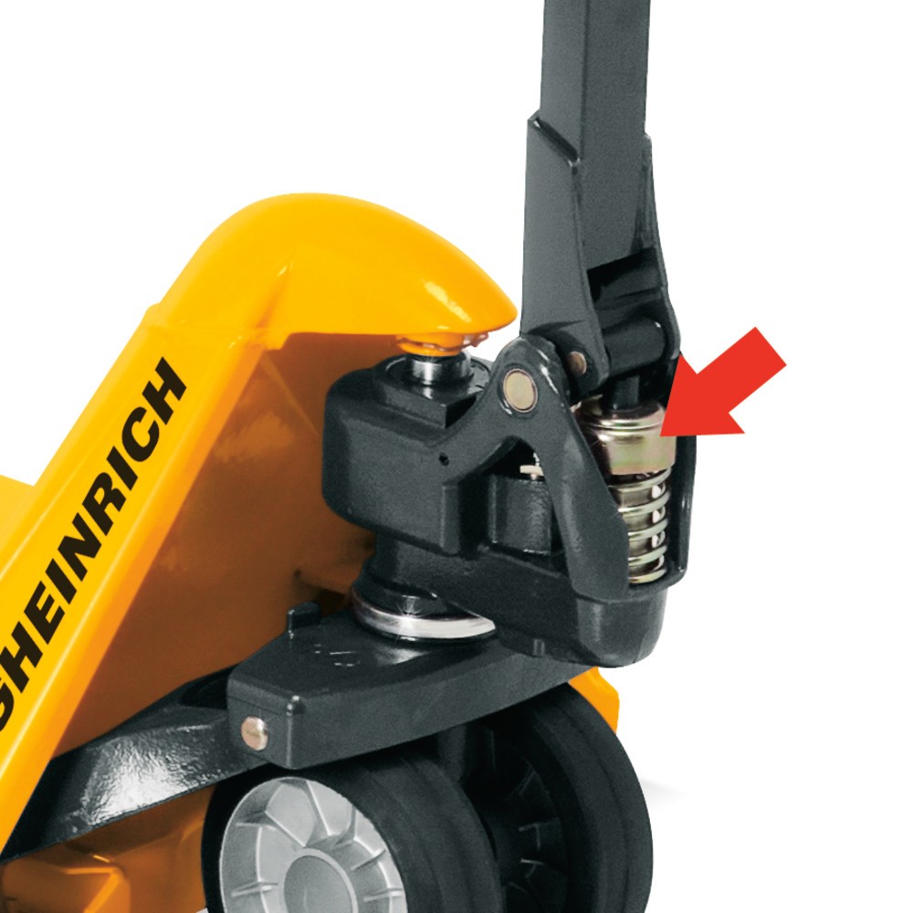 Productafbeelding nr. 3: Jungheinrich Handpalletwagen AM 22 met snelhef, VL 2.400 mm, massief rubber/polyurethaan, tandem wielen