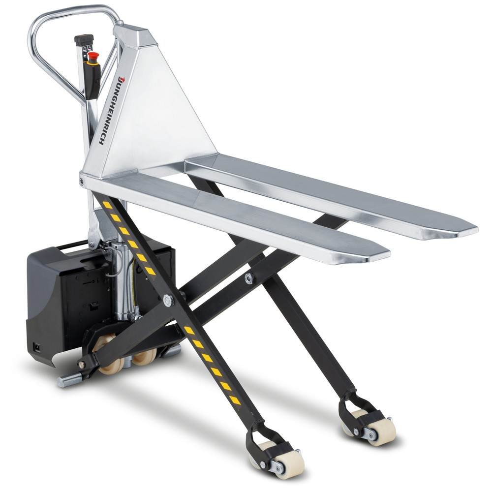 Productafbeelding nr. 6: Jungheinrich Roestvrijstalen schaarhefwagen AMX I15e, capaciteit 1.500 kg, nylon