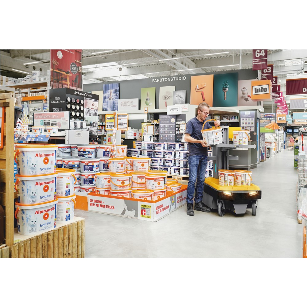 Productafbeelding nr. 9: Orderpicker voor kleine onderdelen Jungheinrich EKM 202, elektrische installatie, deurvergrendeling, waarschuwingstoon heffen / dalen, knipperlichten