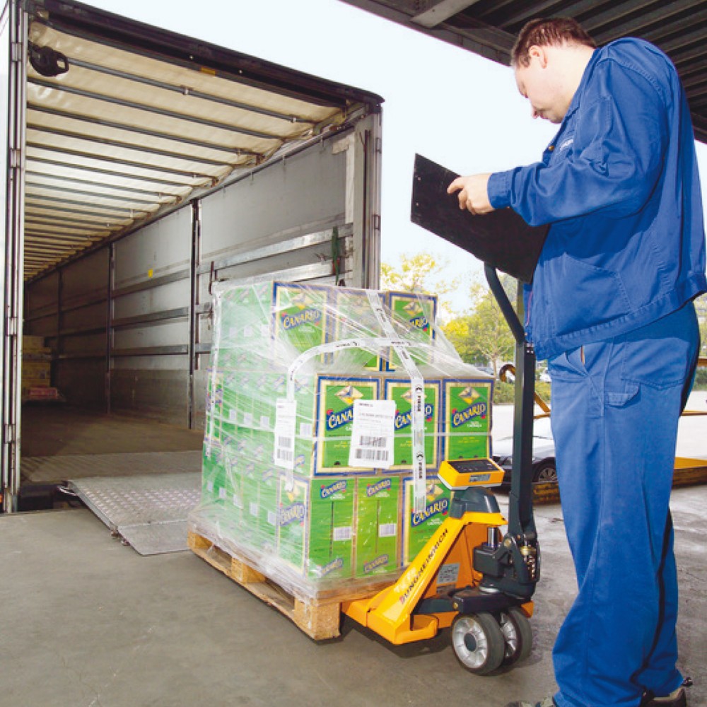 Productafbeelding nr. 3: Jungheinrich Handpalletwagen met weegschaal AMW 22 met basisindicator, polyurethaan, tandemrollen
