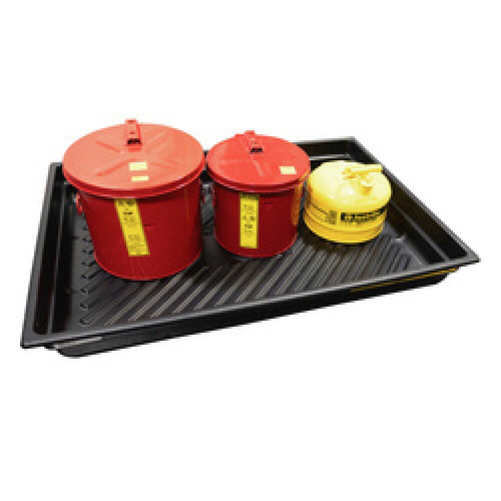 Productafbeelding nr. 3: Justrite® mini-lekbak van PE, antislip geribbelde bodem, binnenafmetingen 119 x 83 mm, inhoud 109 l