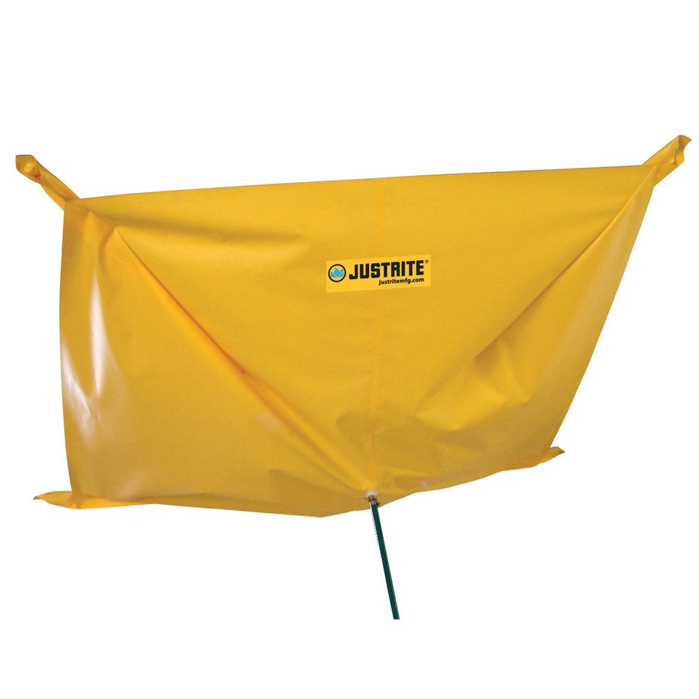 Product afbeelding: Justrite opvangzeil voor lekkages, lxb 1,5 x 1,5 m, ogen