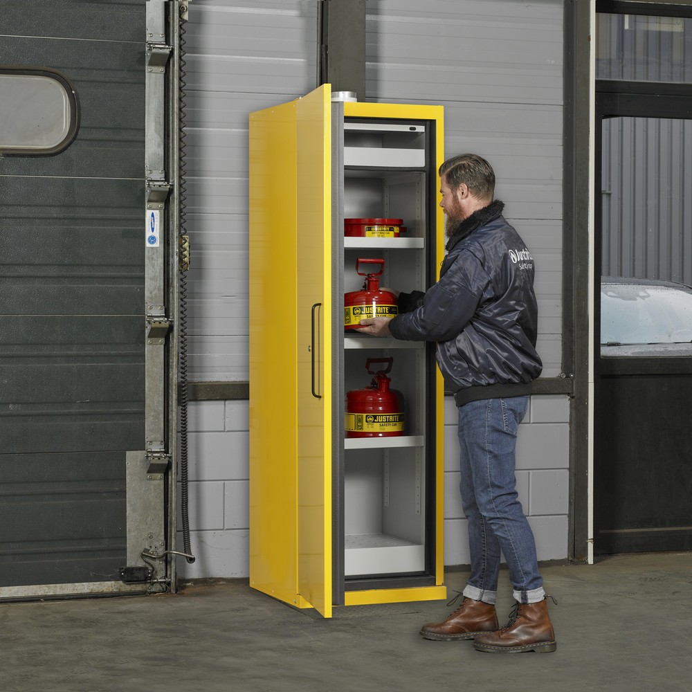 Productafbeelding nr. 2: Justrite® veiligheidskast EN F90, 1 vleugeldeur