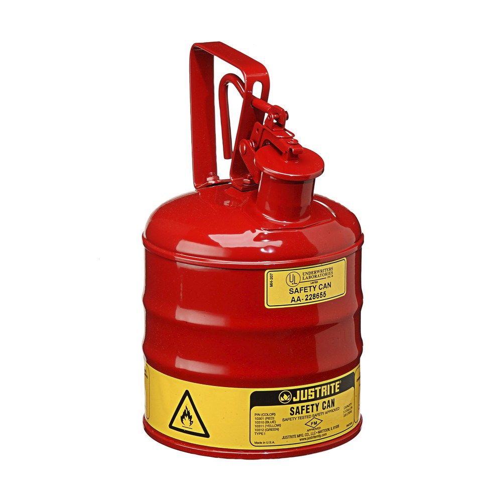 Productafbeelding nr. 2: Justrite veiligheidsreservoir type I, trekkerhandvat, rood, 4 liter