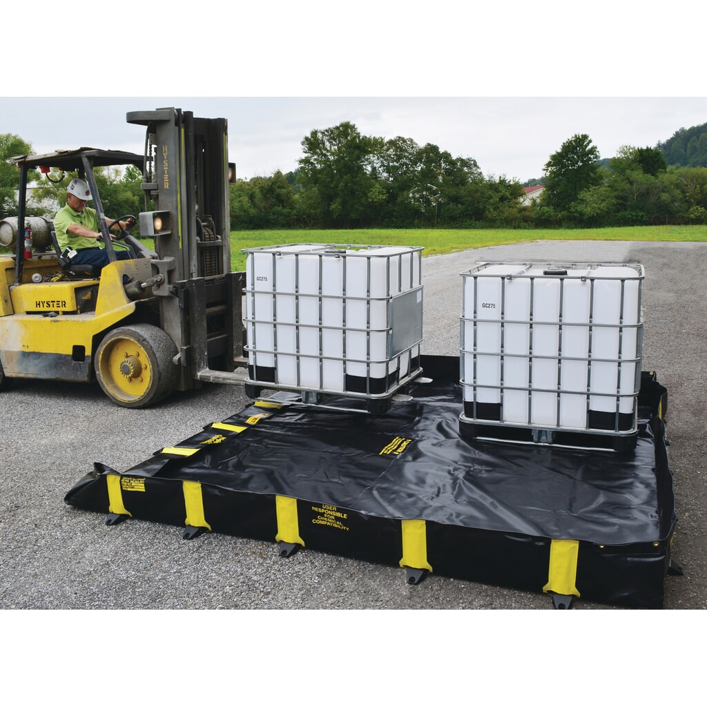 Productafbeelding nr. 6: Justrite® vouw-lekbak van polyvinylchloride QuickBerm®, inhoud 2.820 l