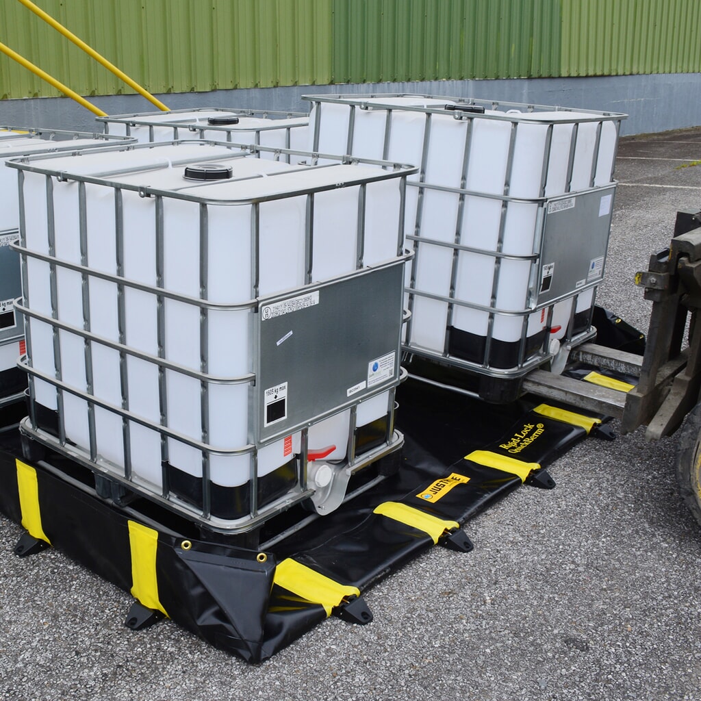 Productafbeelding nr. 3: Justrite® vouw-lekbak van polyvinylchloride QuickBerm®, inhoud 2.820 l