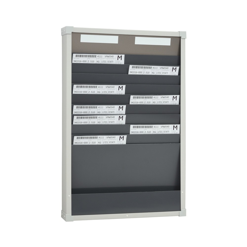 Product afbeelding: Kaartensorteerbord, 2 rijen van telkens 10 vakken, hxb 750 x 490 mm