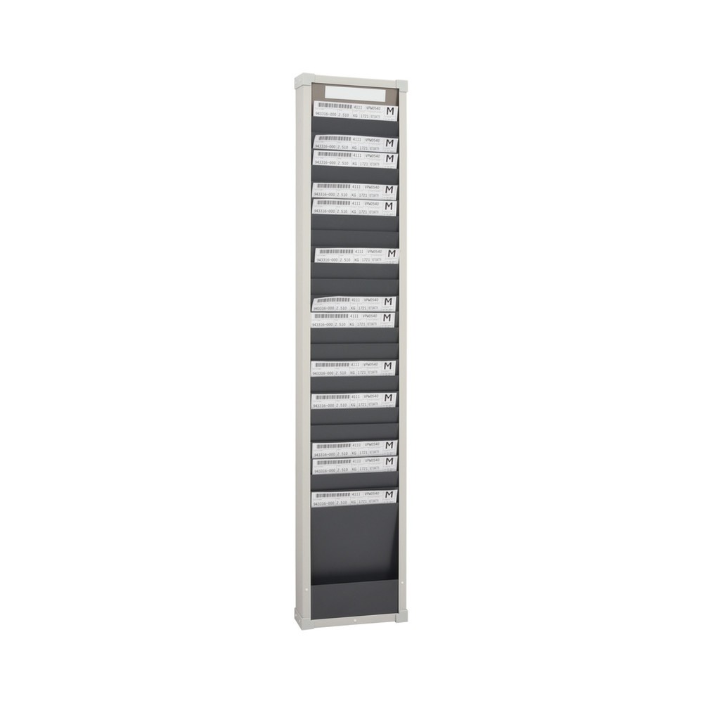Product afbeelding: Kaartensorteerbord, 1 rij, 25 vakken, hxb 1.350 x 260 mm