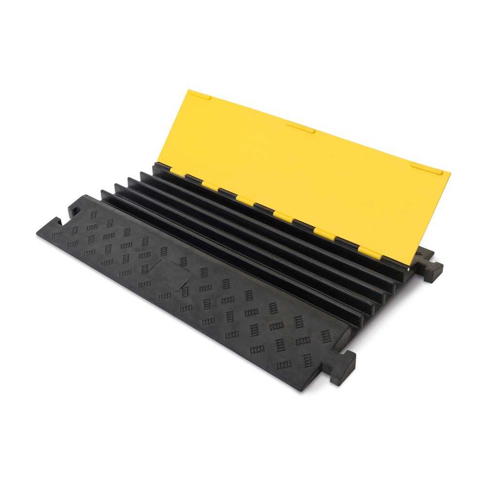 Productafbeelding nr. 2: Kabelbrug met 5 schachten, insteekbaar, hxbxd 50 x 900 x 500 mm, zwart/geel