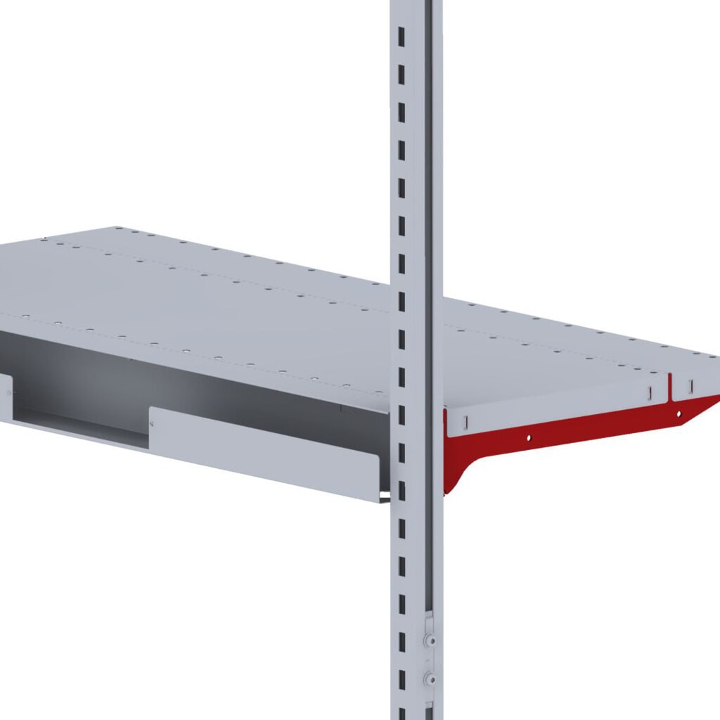 Kabelgoot voor Rocholz paktafels FLEX, lengte 800 mm Product afbeelding: Kabelgoot voor Rocholz paktafels FLEX, lengte 800 mm