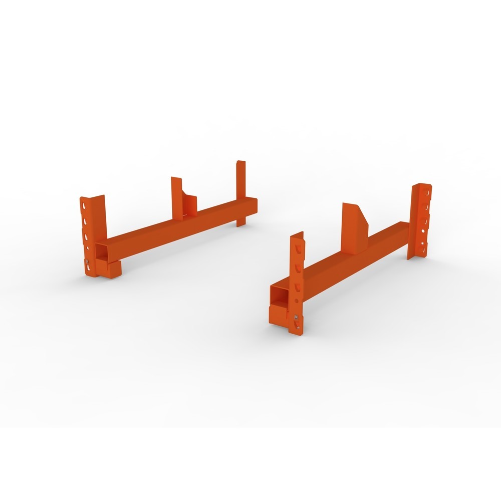 Product afbeelding: Kabeltrommelsteunen voor kabeltrommelstelling META MULTIPAL type 1, stellingdiepte 1.100 mm, paar, hxbxd RAL 2001 roodoranje
