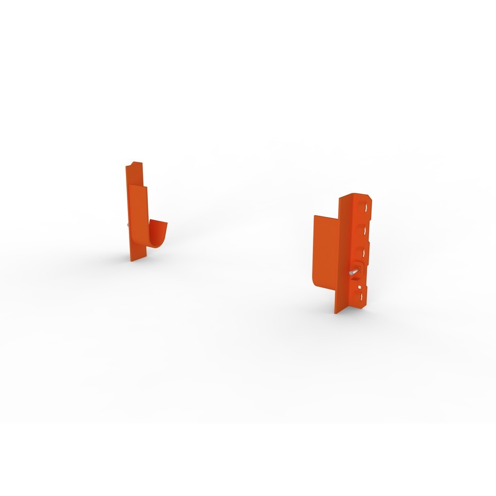 Product afbeelding: Kabeltrommelsteunen voor kabeltrommelstelling META MULTIPAL type 3, A-stijlen, stellingdiepte 1.100 mm, paar, hxbxd RAL 2001 roodoranje