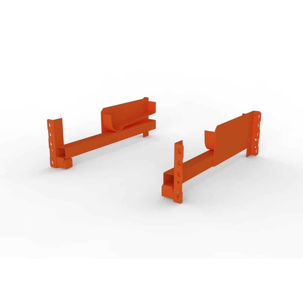 Product afbeelding: Kabeltrommelsteunen voor kabeltrommelstelling META MULTIPAL type 2, stellingdiepte 1.100 mm, paar, hxbxd RAL 2001 roodoranje