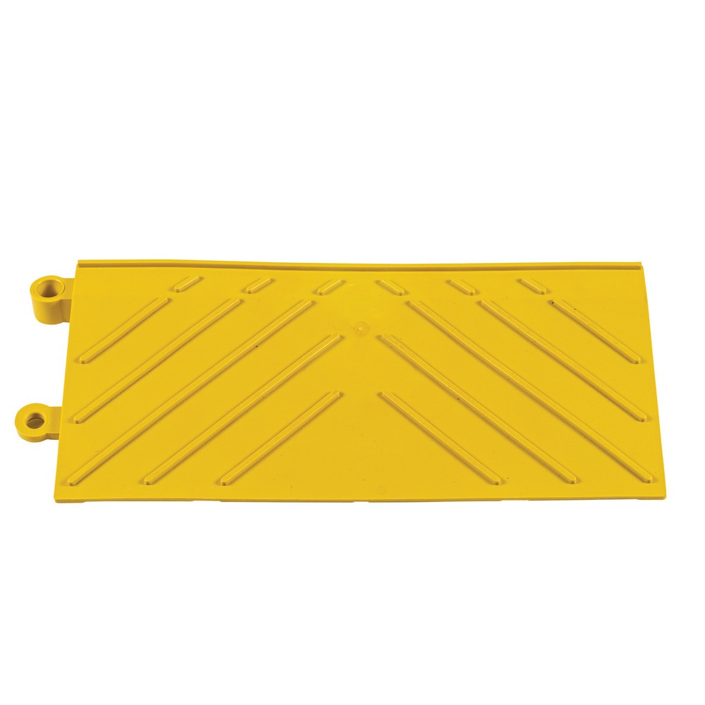 Productafbeelding nr. 3: Kantstuk voor vloerplaatsysteem, zonder insteekneuzen, b x d 152 x 305 mm, geel