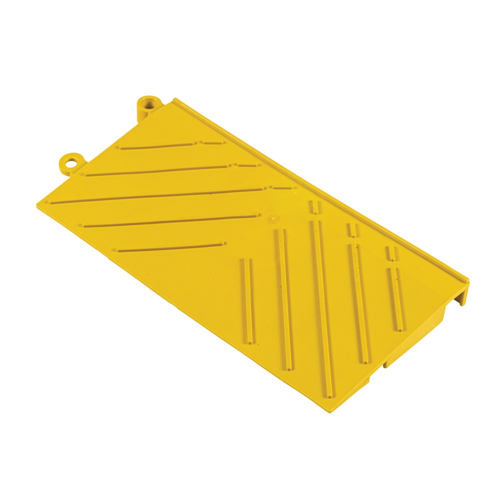 Productafbeelding nr. 4: Kantstuk voor vloerplaatsysteem, zonder insteekneuzen, b x d 152 x 305 mm, geel