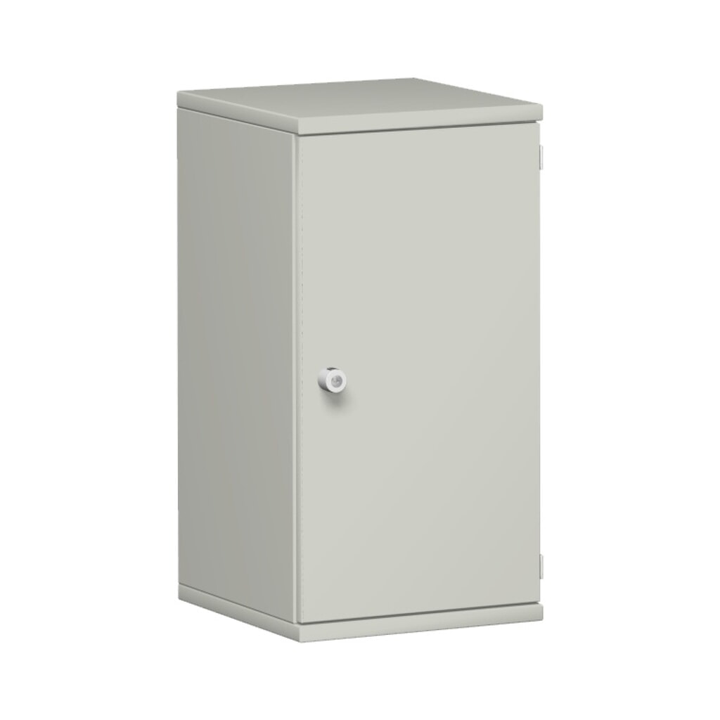 Kantoorkast Profi, 2 OH, breedte 400 mm, deur rechts, lichtgrijs Product afbeelding: Kantoorkast Profi, 2 OH, breedte 400 mm, deur rechts, lichtgrijs