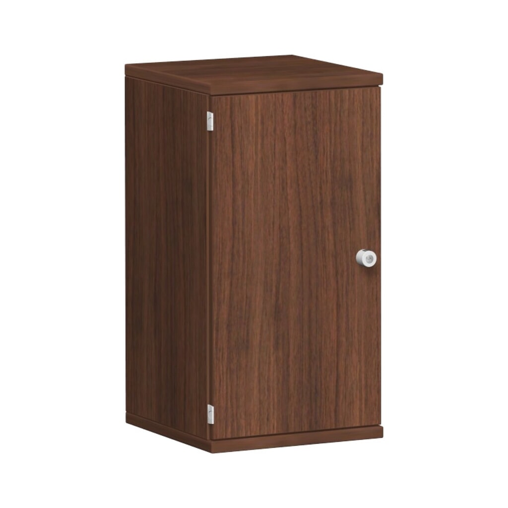 Product afbeelding: Kantoorkast Profi, 2 OH, breedte 400 mm, deur links, notenhout