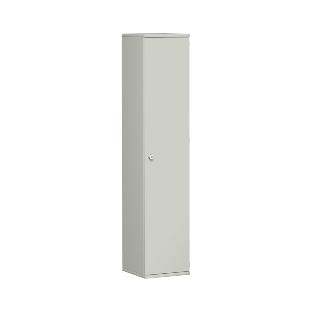 Kantoorkast Profi, 5 OH, breedte 400 mm, deur rechts, lichtgrijs Product afbeelding: Kantoorkast Profi, 5 OH, breedte 400 mm, deur rechts, lichtgrijs