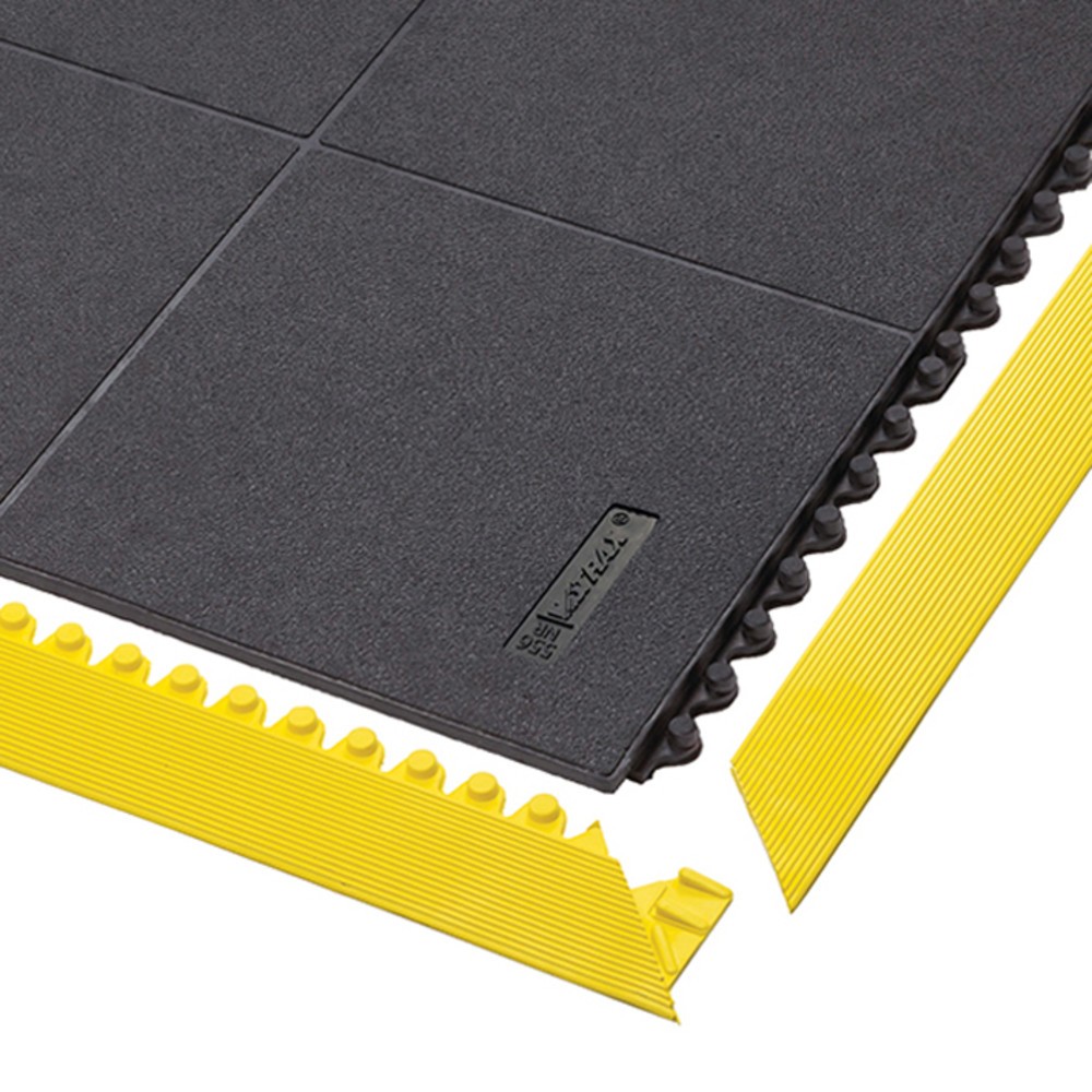 Productafbeelding nr. 2: Kantstroken voor vloerplaatsysteem, montagewerkplekken, zonder noppen, bxd 50 x 910 mm, geel