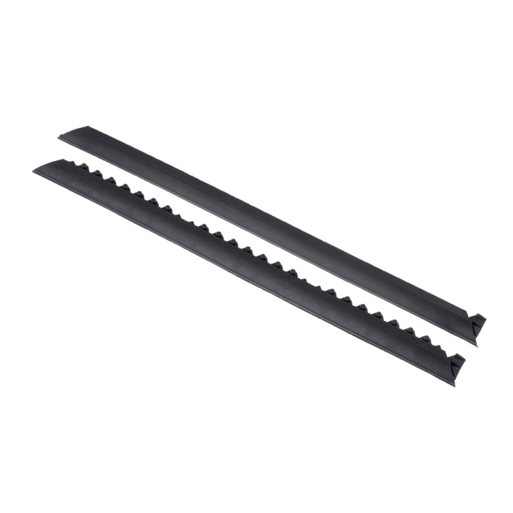Kantstrook, insteeksysteem voor laswerkplekken, met noppen, bxd 910 x 52 mm, zwart Productafbeelding nr. 4: Kantstrook, insteeksysteem voor laswerkplekken, met noppen, bxd 910 x 52 mm, zwart