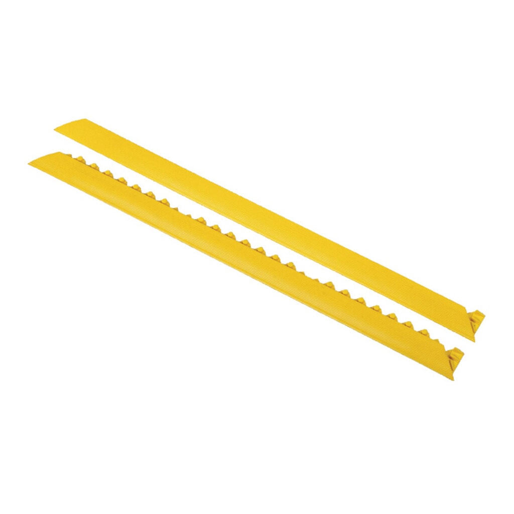 Kantstrook, insteeksysteem voor laswerkplekken, zonder noppen, bxd 910 x 52 mm, geel Productafbeelding nr. 4: Kantstrook, insteeksysteem voor laswerkplekken, zonder noppen, bxd 910 x 52 mm, geel