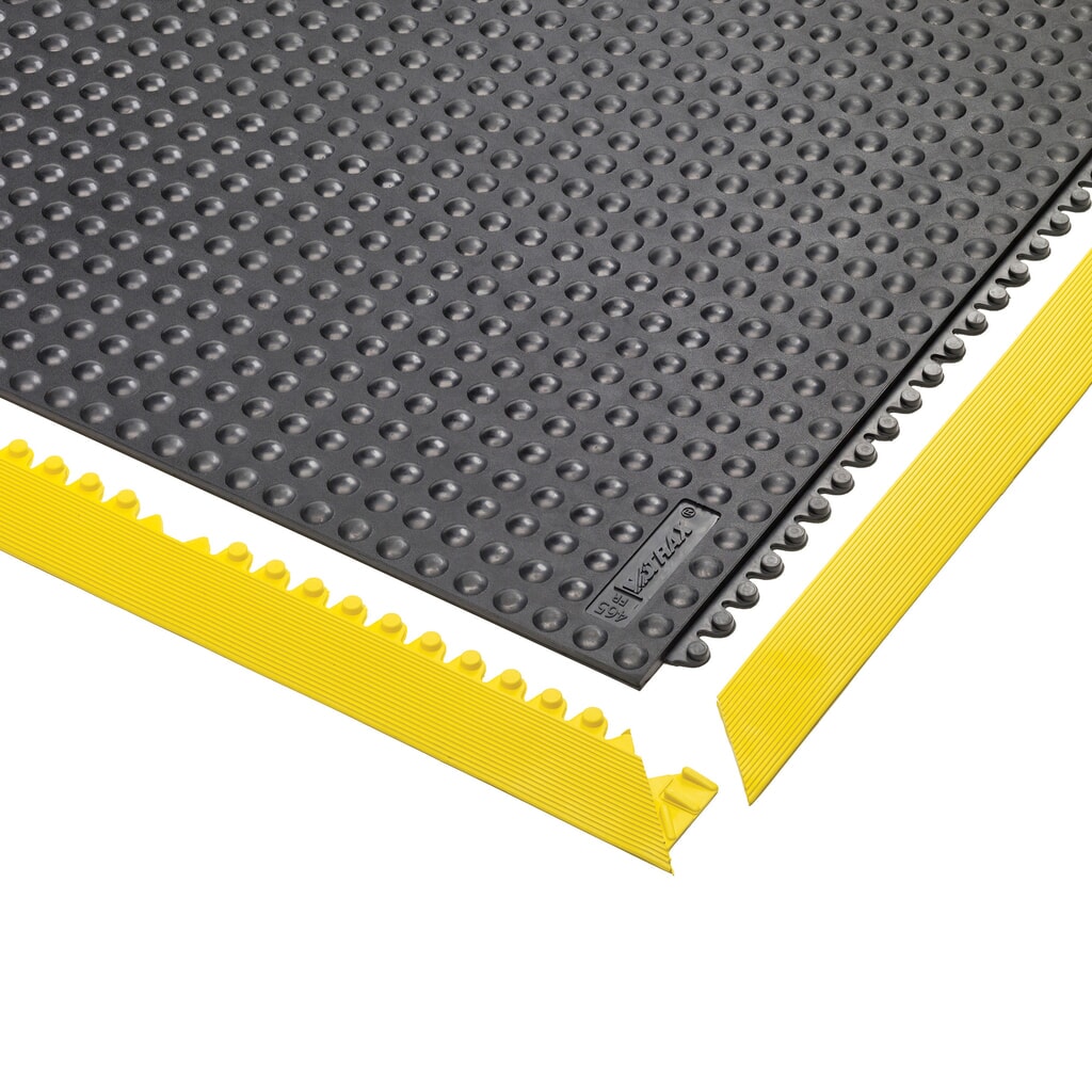 Productafbeelding nr. 3: Kantstrook, insteeksysteem voor laswerkplekken, zonder noppen, bxd 910 x 52 mm, geel
