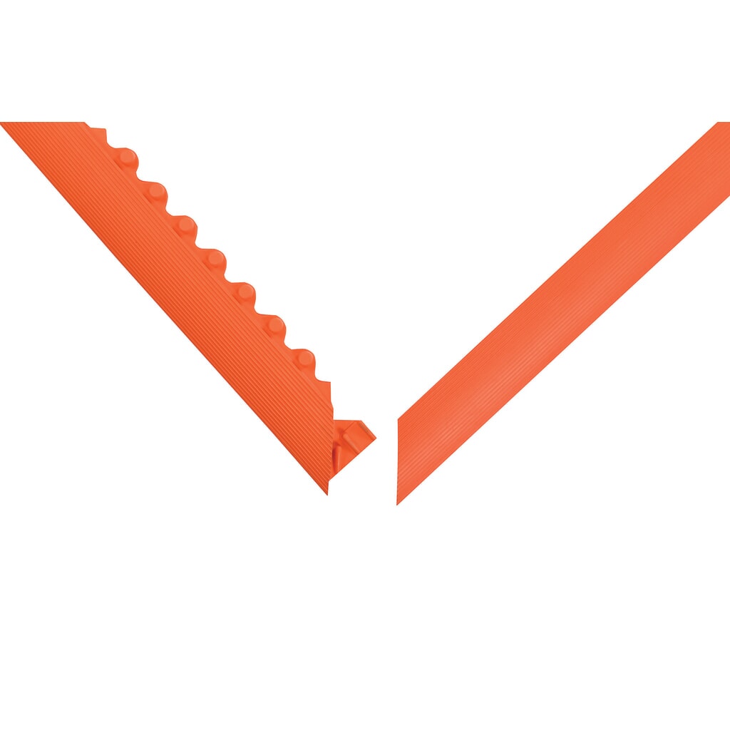 Productafbeelding nr. 4: Kantstrook voor antivermoeidheidsmat van nitrilrubber, mannelijk, bxd 910 x 52 mm, oranje