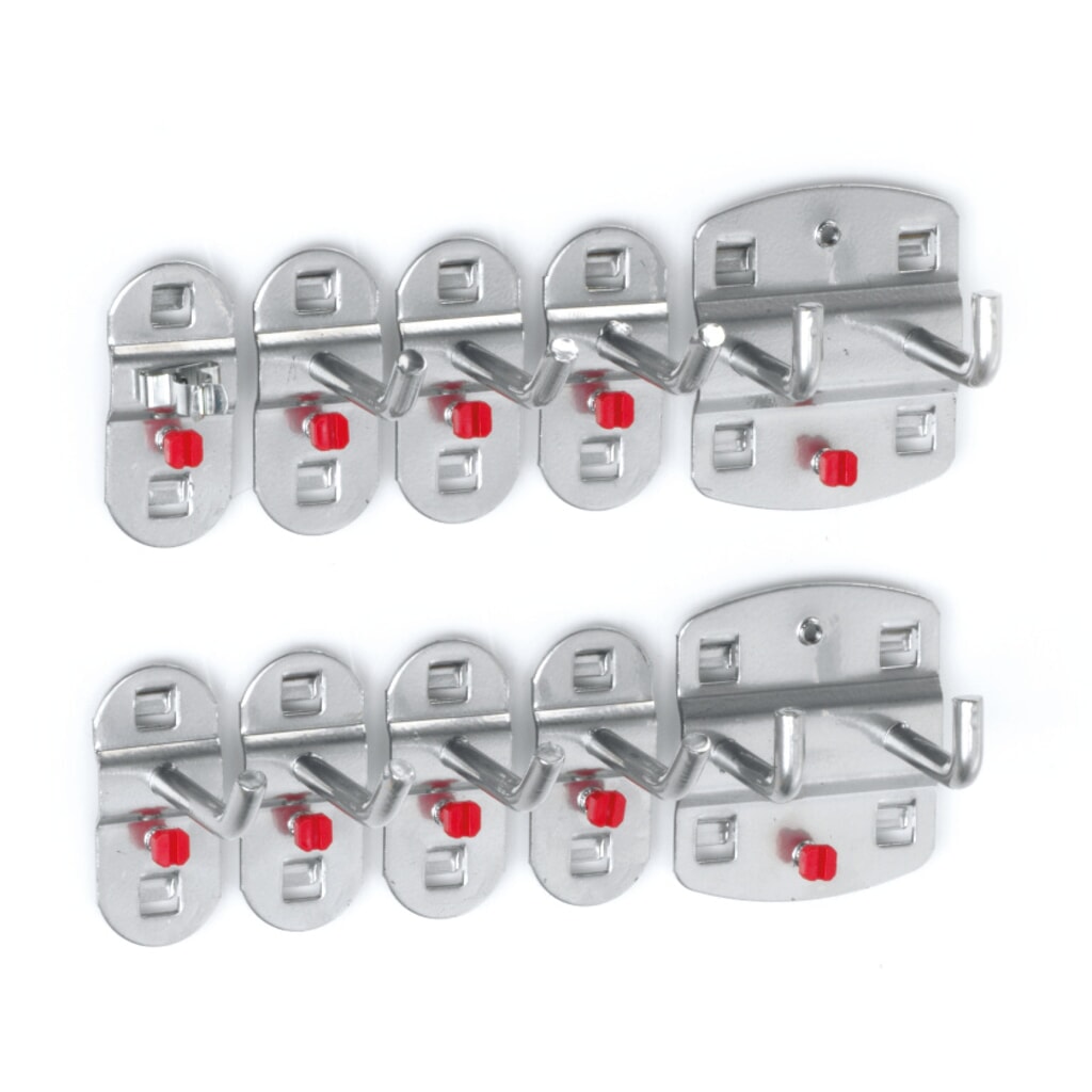 Product afbeelding: Kappes Hakenassortiment, aluminiumkleurig, 10-delig