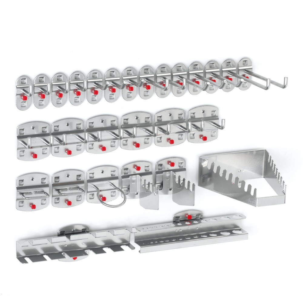 Product afbeelding: Kappes Hakenassortiment, aluminiumkleurig, 28-delig
