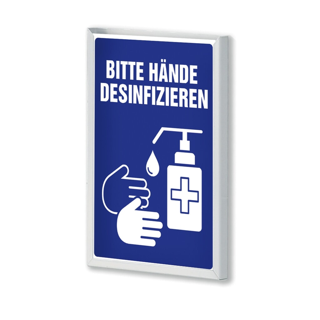 Kappes RasterPlan® gereedschapshouder, informatiebord „Desinfectie”, A4, H x B 310 x 220 mm Product afbeelding: Kappes RasterPlan® gereedschapshouder, informatiebord „Desinfectie”, A4, H x B 310 x 220 mm