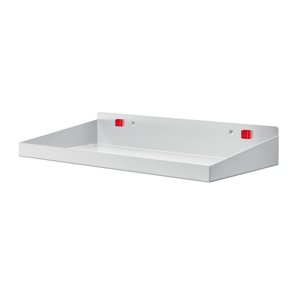 Product afbeelding: Kappes RasterPlan® gereedschapshouder, stalen legbord met afrolrand, bxd 490 x 243 mm