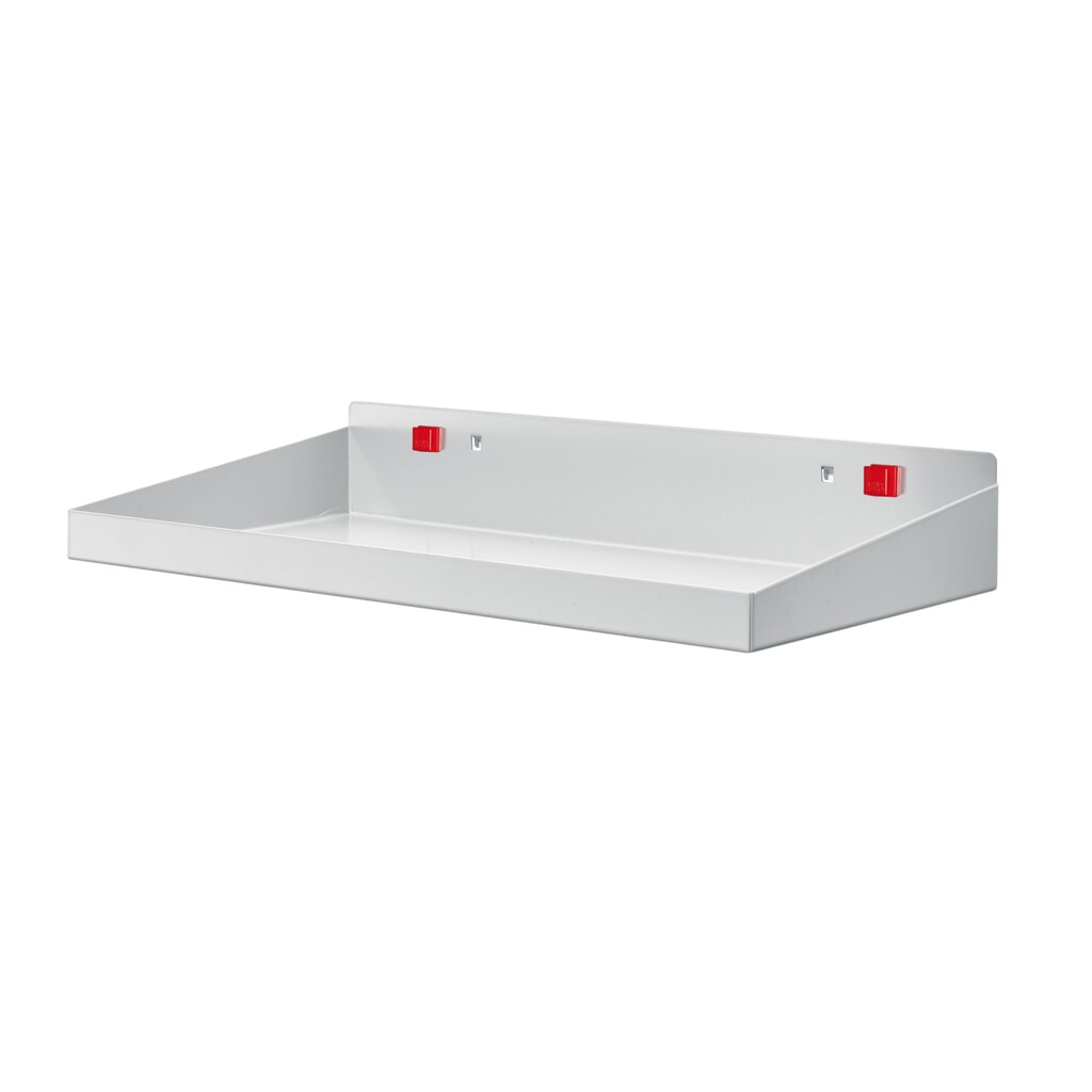 Product afbeelding: Kappes ABAX® gereedschapshouder, stalen legbord met afrolrand, bxd 490 x 243 mm