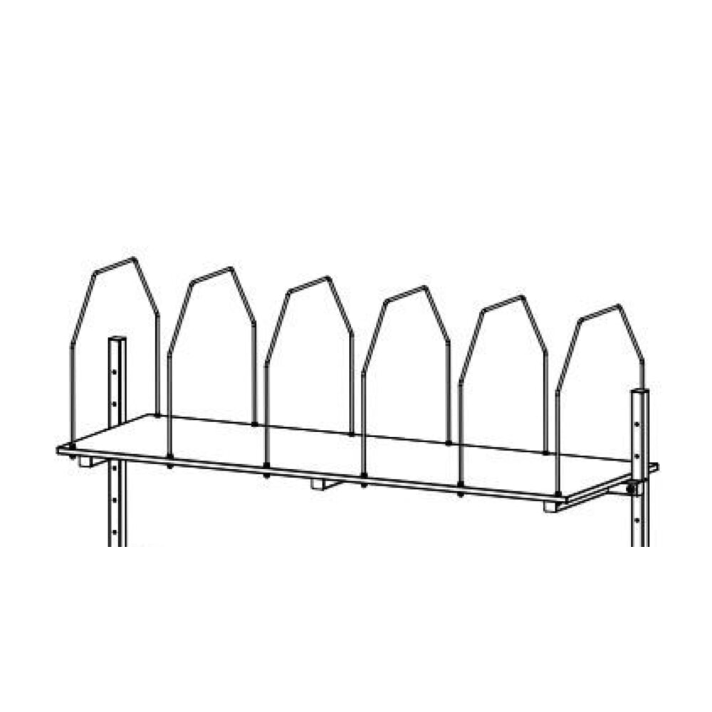 Productafbeelding nr. 3: Kartonnagehouder voor paktafels, voor breedte 2.000 mm