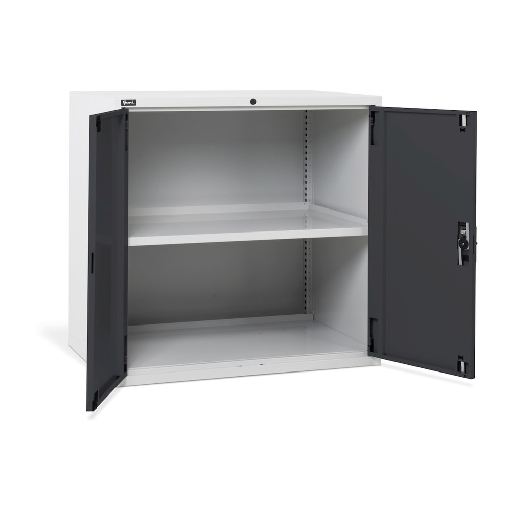 Product afbeelding: Kast Fami MASTER met draaideuren, hxbxd 1.000 x 1.020 x 726 mm, lichtgrijs, antraciet
