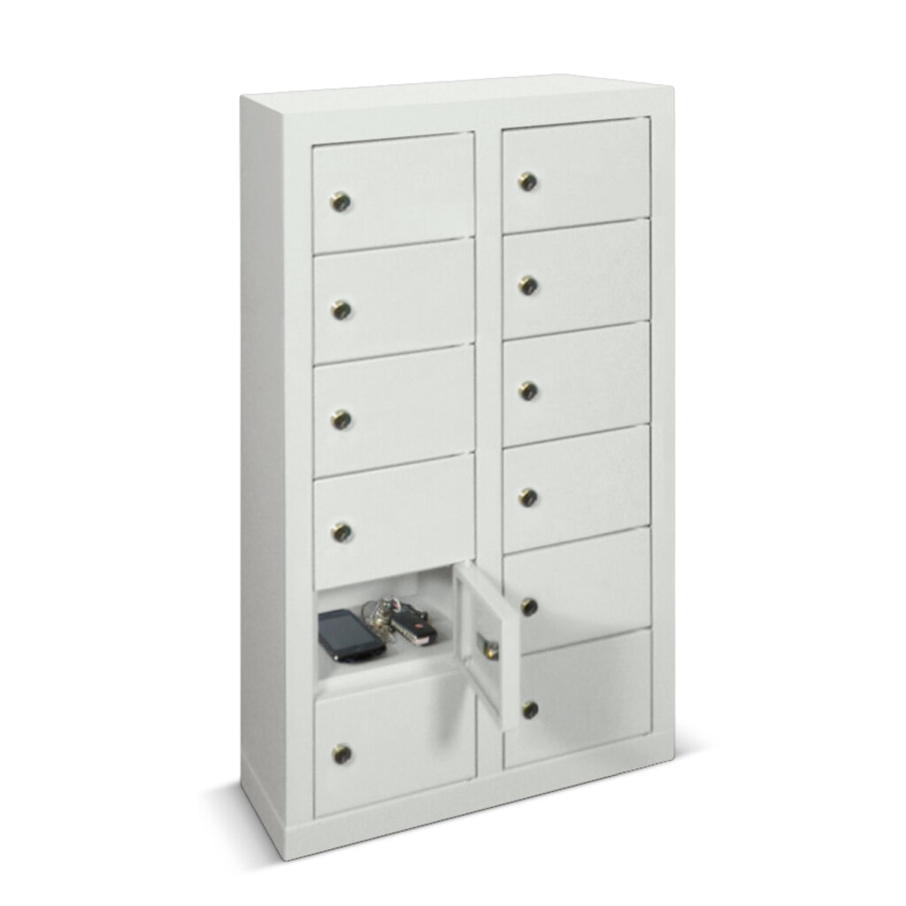 Productafbeelding nr. 1: Kast met kleine vakken PAVOY, 12 vakken, hxbxd 815 x 460 x 200 mm, antracietgrijs, lichtgrijs