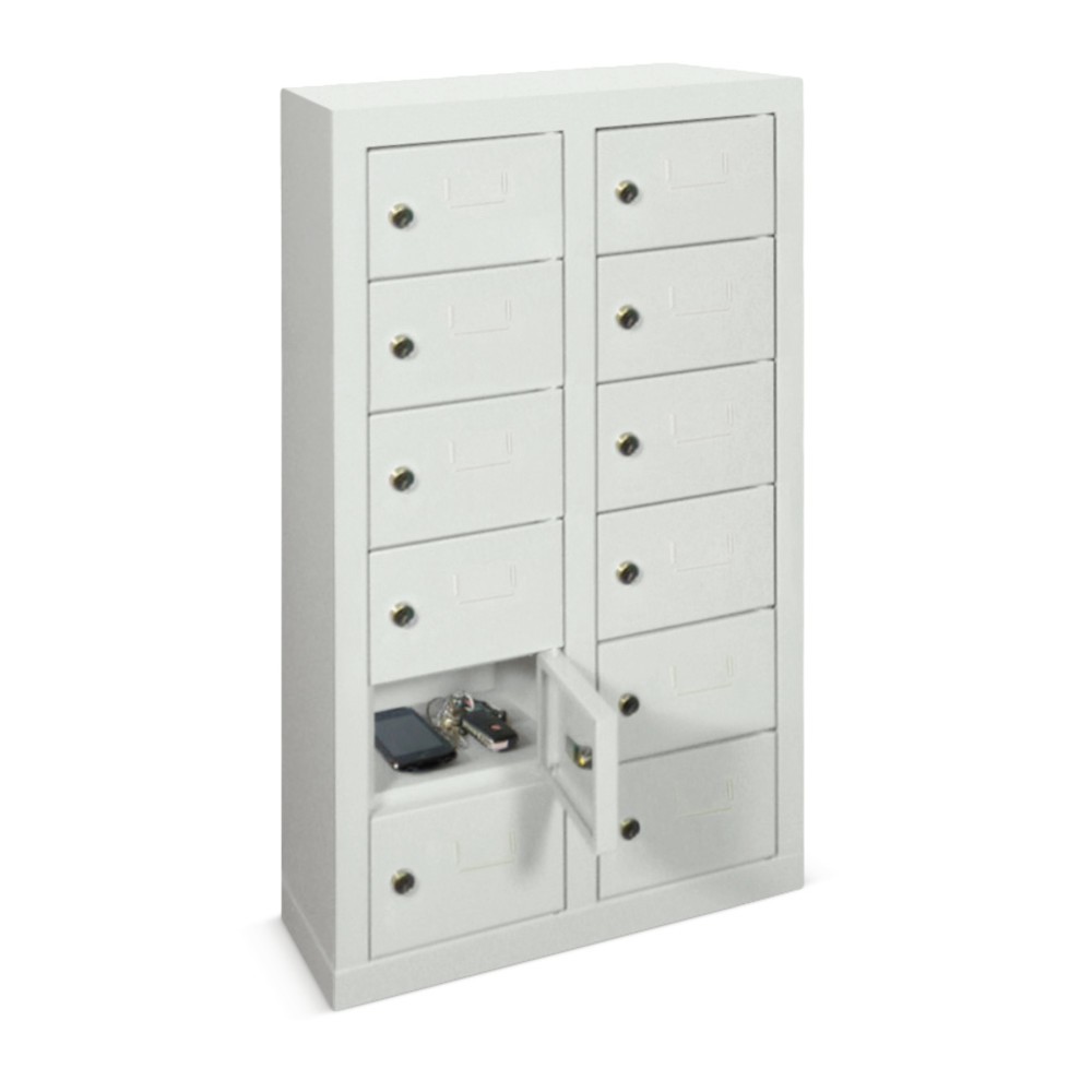 Productafbeelding nr. 2: Kast met kleine vakken PAVOY, 12 vakken, hxbxd 815 x 460 x 200 mm, gentiaanblauw, lichtgrijs